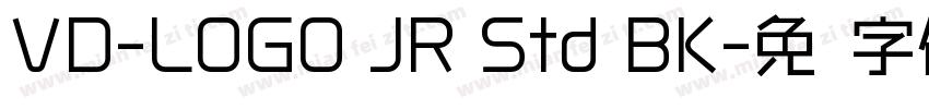 VD-LOGO JR Std BK字体转换